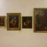 Alcuni dei quadri esposti nell'area seicentesca. Tra questi, sull'estrema destra, si riconosce un bozzetto di Poussin